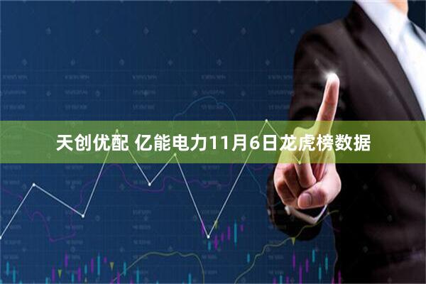 天创优配 亿能电力11月6日龙虎榜数据