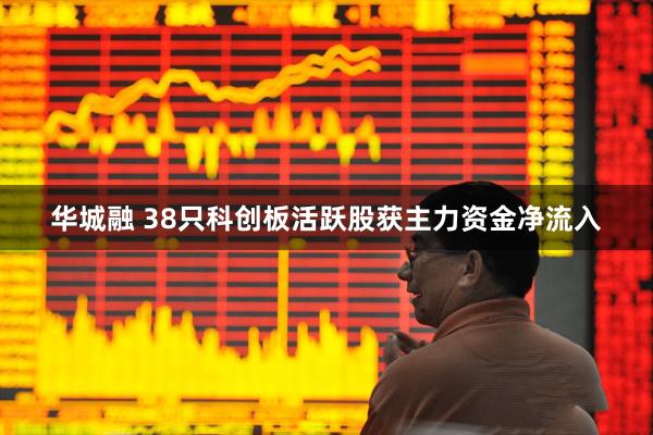 华城融 38只科创板活跃股获主力资金净流入