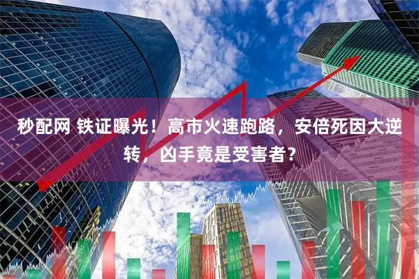 秒配网 铁证曝光！高市火速跑路，安倍死因大逆转，凶手竟是受害者？